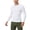 White, variant on Active Men's Long Sleeve Compression Shirt with Stretch Fit and Athletic Seam Detailing - X Large, White