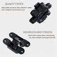 thumbnail image 4 of Adjustable Concealed Hinges 180 Degree Invisible Muted Door Hinge Heavy Duty Zincs Alloy Invisible Muted Door Hinges, 4 of 13