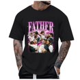 thumbnail image 1 of Xdzjlr Chemises pour Hommes Tenue de Fête Extérieure Quotidienne Imprimé Personnalisé Col Rond Classique Confortable Élégant Chemises Décontractées pour Hommes,L, 1 of 7