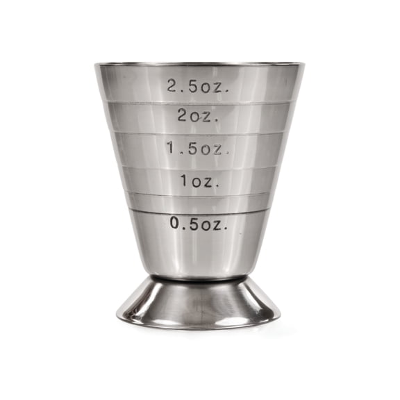 True Trio Multi-Unit Stainless Steel Jigger for Cocktails, Party Gifts