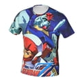 thumbnail image 3 of Mobile Suit Gundam Shirt 3d Printed T Shirt Crewneck Short Sleeve Top Tees For Mens, 3 of 8