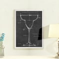 thumbnail image 3 of Barware Blueprint VI - Barnwood Framed Canvas - 18 x 24 - White, 3 of 4