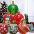 thumbnail image 2 of Feliz Navidad volar gran bola inflable decoraciones de patio adornos de fiesta de Navidad esfera inflada al aire libre inflar globo de juguete, 2 of 4