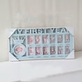 thumbnail image 7 of Baby Picture Frame My First Year Frame Baby Photo Frame 12 Month Baby Keepsake Frames Monthly Milestone Desktop Picture Frame for Photo Memories Baby 1st Birthday (Blue), 7 of 7