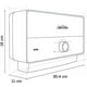 thumbnail image 3 of Calentador instantáneo Eléctrico Calorex Eleva 9.5 1 servicio, 3 of 5