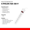 thumbnail image 4 of Multicontacto Sanelec 6 Polos 8621, 4 of 6