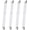 4pcs-White, variant on Sopito Bed Sheet Straps, 4Pcs Polyester Adjustable Elastic Fitted Sheet Straps Fasteners Non Slip Mattress Clips White 4Pcs