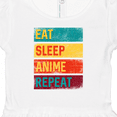 thumbnail image 4 of Inktastic Eat Sleep Anime Repeat Girls Baby Dress, 4 of 5