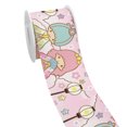 thumbnail image 4 of Japanese Cartoon Sanrio Little Twin Star Design Printed Grosgrain Satin Ribbon for Gift Wrapping Hair Bow 50 Yards Jiayi, 4 of 7
