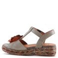 thumbnail image 2 of L’Artiste Tempest Hand-Painted Leather Wedge Sandal, 2 of 7