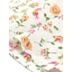 thumbnail image 5 of Blusa Casual De Manga Con Volantes Florales Con Botones Y Cuello En Punta Para Mujer Blanco S, 5 of 5