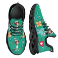 thumbnail image 1 of Zapatillas deportivas de malla con estampado de enfermera para mujer, calzado ligero y casual para correr, con patrón de suministros médicos, 1 of 6