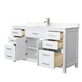 thumbnail image 2 of Wyndham Collection Wcg242460sccunsmxx Beckett 60" Free Standing Single Basin Vanity Set -, 2 of 7