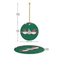 thumbnail image 4 of Adornos navideños colgantes para árbol de Navidad - Adornos navideños colgantes de cerámica - Ideas para regalar adornos navideños, 4 of 8