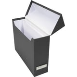 Bigso Lovisa Fiberboard Label Frame 12 File Storage Box, 9.4 x 3.7 x 13 ...