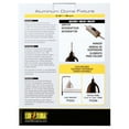 thumbnail image 4 of Exo Terra Aluminum Terrarium Light Dome Fixture, Small, 4 of 8