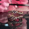 thumbnail image 4 of 0.60Ct. Round Cut White Diamond Wedding Engagement Ring Enhancer in 14k Yellow Gold Vermeil, 4 of 7