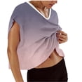 thumbnail image 2 of Aofany Womens Workout Tops Backless Short Sleeve Athletic Shirt Running Crop Top Gym Yoga Tee, 2 of 5