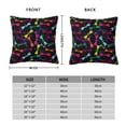 thumbnail image 2 of Yiaed Colorful Dragonflies Print Pillow Covers Super Soft Decorative Square Throw Pillow Covers Case Cushion Covers for Sofa Couch Bedroom Car Decor（No pillow core）-24"x24", 2 of 7