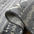 thumbnail image 5 of SAFAVIEH Marrakesh Earleen Southwestern Fringe Area Rug, Navy/Grey, 4' x 6', 5 of 9