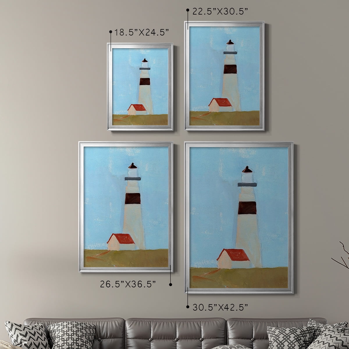Lookout Point II Premium Framed Print, in Gold, Black, or Silver - Ready to Hang