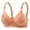 Orange, variant on Seamless Comfort Bras For Women, Non-Wired Support, Flexible Underband, Lightweight Everyday Wear, Wide Shoulder Straps Beige 42B