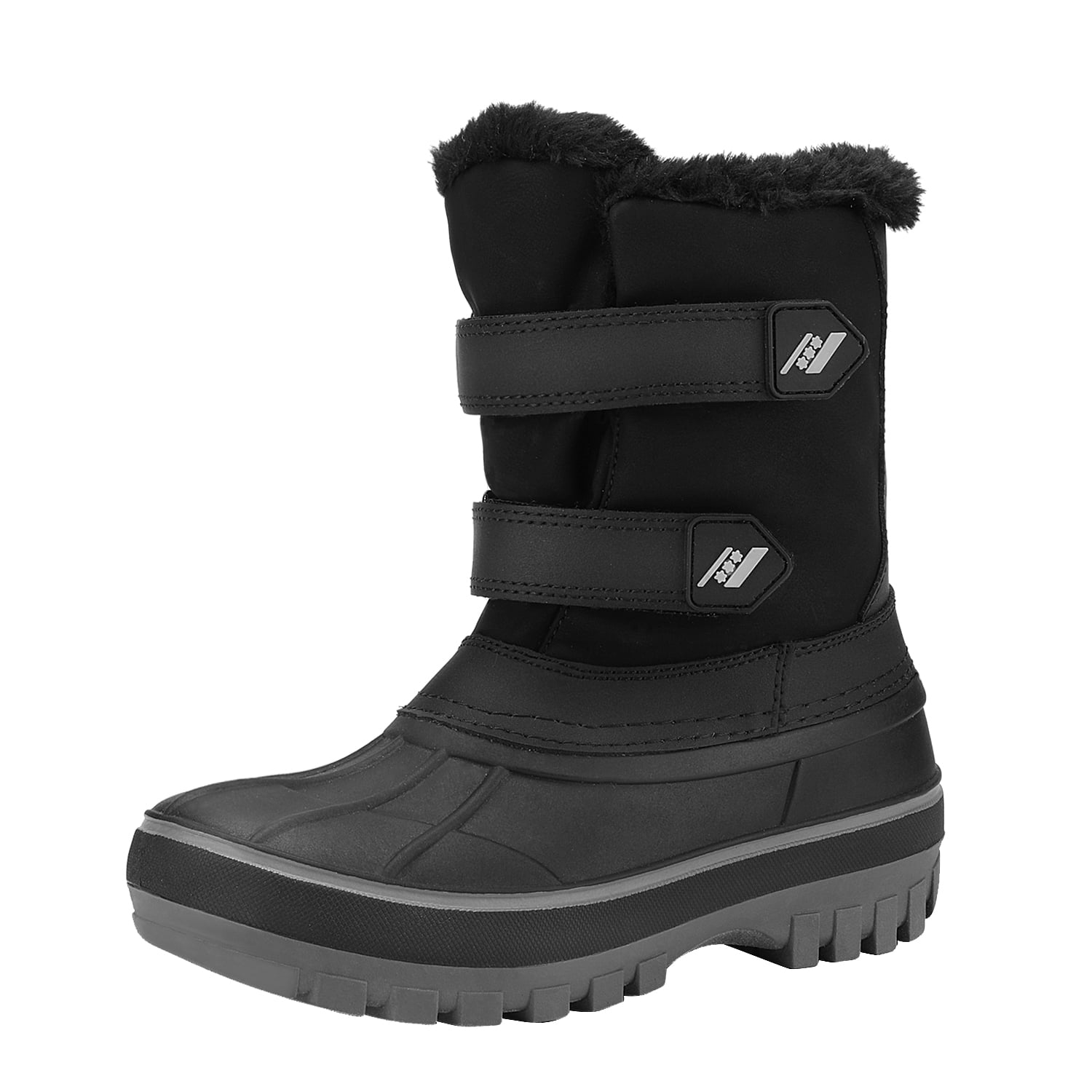Dream Pairs Boys & Girls Winter Zip Snow Boots Outdoor Warm Waterproof ...