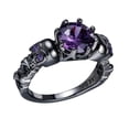 thumbnail image 1 of idealesgarden matusfreund punk joyas accesorios mujeres niñas para navidad M Salvador anillo de moda, 1 of 10