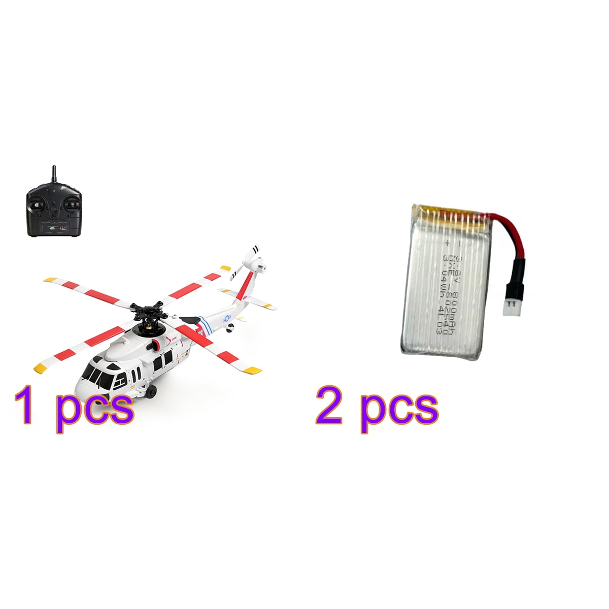 K270 UH-60L BlackHawk RC Helicopter for Adults, 2.4G 4CH 6-Axis Gyro Brushless Military RC Helicopter Model with 4-Paddle Aileronless, Altitude Hold, Optical Flow Positioning, One-Key Takeoff Landing