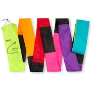 Prism Synapse 170 Foil Kite Bundle with Rainbow 75ft Tube Tail Accessory plus WBK Decals & Key Fob