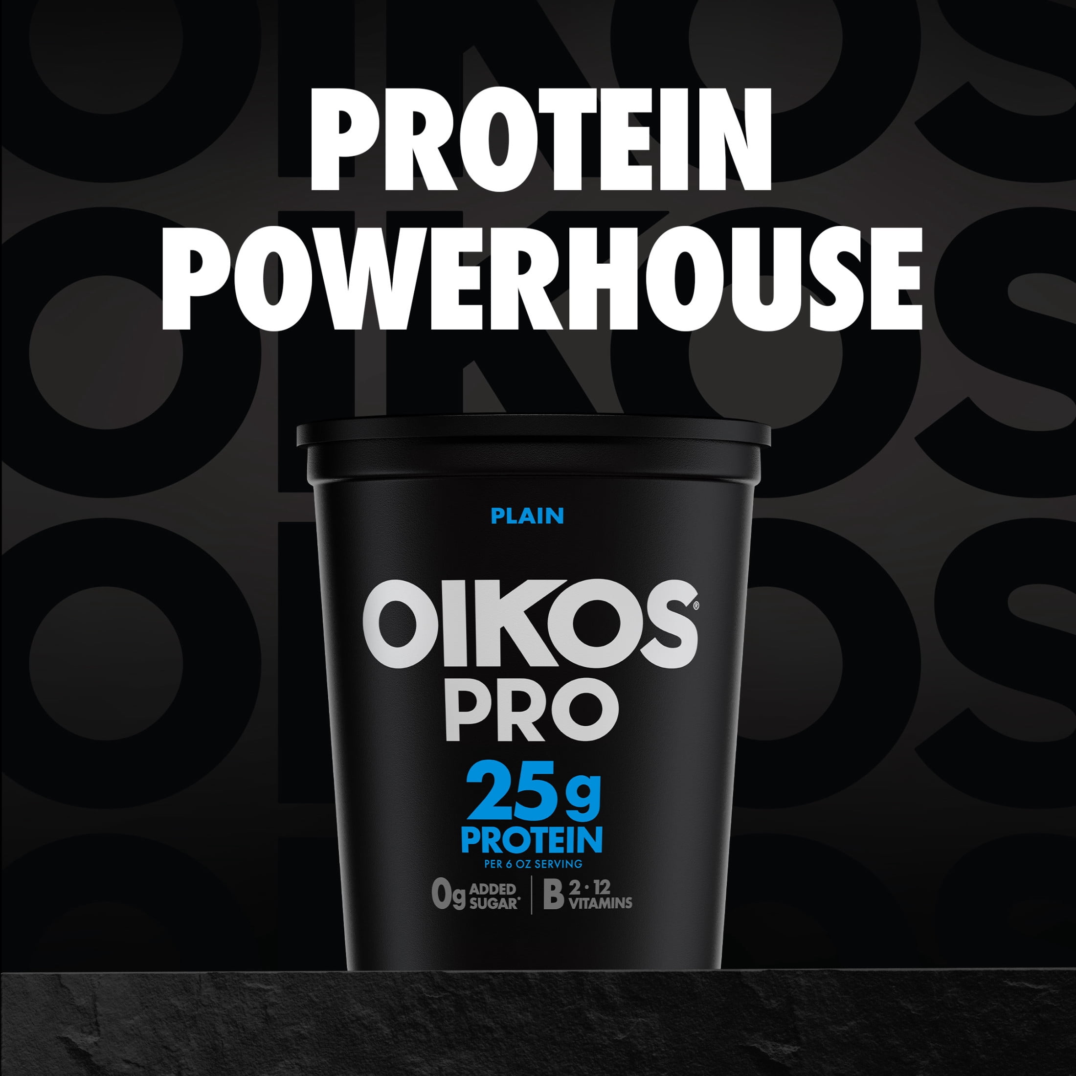 Oikos Pro 25g Protein, Plain Yogurt-Cultured Ultra-Filtered Milk Product Tub, 32 oz​