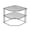 Charcoal Gray, variant on Smart Design 3-Tier Kitchen Corner Shelf Rack - 9 x 8 inch - White