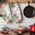 thumbnail image 6 of Pink Flamingo Kitchen Towels Set of 4, Summer Tropical Palm Leaves Floral Butterfly Absorbent Dish Towels for Kitchen, Microfiber Hand Towel, Quick Drying Tea Towel for Cleaning Decorative Dishcloths, 6 of 7