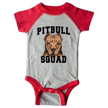 

Inktastic Dog Pitbull Squad Gift Baby Boy or Baby Girl Bodysuit