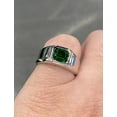 thumbnail image 3 of Natural Tsavorite Engagement Ring Natural Tsavorite Ring, Green Gemstone ring, Alternative Engagement ring, Green Garnet ring, 3 of 4