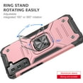 thumbnail image 5 of FIEWESEY for Samsung Galaxy S22 Phone Case Military Grade Drop Rugged Cover Anti-Scratch Protective 360° Rotate Kickstand Sturdy Shockproof Phone Cover for Samsung Galaxy S22 6.1 inch(Rose Gold), 5 of 7