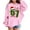 Pink, variant on CHENge Kids 67 Sweatshirt Boys Girls Six Seven Number Printed Funny Youth Crewneck Long Sleeve Pullover Tops