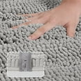 thumbnail image 3 of PrimeBeau 59"x20" inch Non-Slip Bathroom Rug Shag Shower Mat Soft Thick Machine-Washable Bath Rug, Dove, 3 of 3