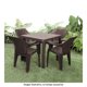 thumbnail image 4 of Mesa cuadrada Desarmable Estilo Rattan (Chocolate) La Ardilla Para exteriores e Interiores (Color Chocolate), 4 of 4