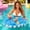 A, variant on Kmonabie Inflatable Pool Snack Bar Floating Snack Tray with Cup Holders, Puncture Resistant PVC Food Drink Server for Pool, Buoyant Party Tray for Chips Fruit Beverages