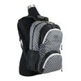 thumbnail image 5 of Fuel Unisex Valiant Backpack, Black White Checkered, 5 of 6