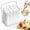 White-12 Sticks, variant on Silicone Ice Stick Tray with Storage Caddy - Portable Carrying Case, Reusable Molds, Easy-Release Narrow Ice Stick for Sports Bottles, Tumblers, Juice