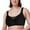 Black(A), variant on Nimiah Women's Wireless Bra, Plus-Size Bras Available, Comfortable Seamless Full Coverage Bra, Beige