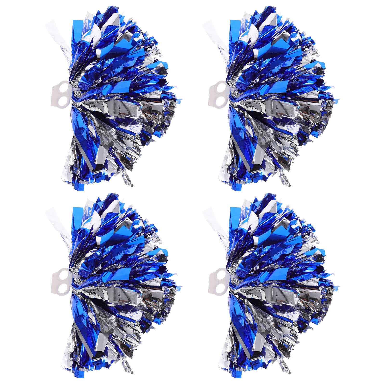 FOMIYES Decorative Pom Poms Blue Pe Reusable for Party Cheerleading Lightweight kle