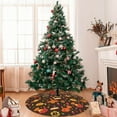 thumbnail image 7 of Sikiie Thanksgiving Turkey 30-48 inches {designName} Print Christmas Tree Skirt Snowman Xmas Tree Skirt with Edge Christmas Decorations for Holiday Party-36", 7 of 7