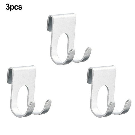 

3Pcs Self Adhesive Strong Hooks Heavy Duty Wall Seamless Stainless Steel