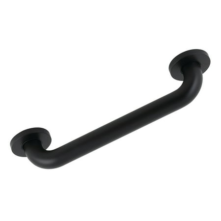 Kingston Brass GDR814120 Silver Sage 12-Inch X 1-1/4-Inch OD ADA Grab Bar, Matte Black