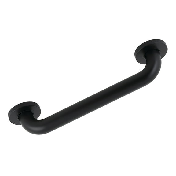 Kingston Brass GDR814120 Silver Sage 12-Inch X 1-1/4-Inch OD ADA Grab Bar, Matte Black