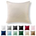 thumbnail image 1 of Pillowcase 40 x 40 cm - 100% cotton with zipper, super soft pillowcase 40x40, pillowcase, beige, pillowcase only-2025, 1 of 3