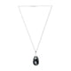 thumbnail image 5 of Juego de aretes y cadena ZVEZDA plata mexicana ley .925 negro, 5 of 5